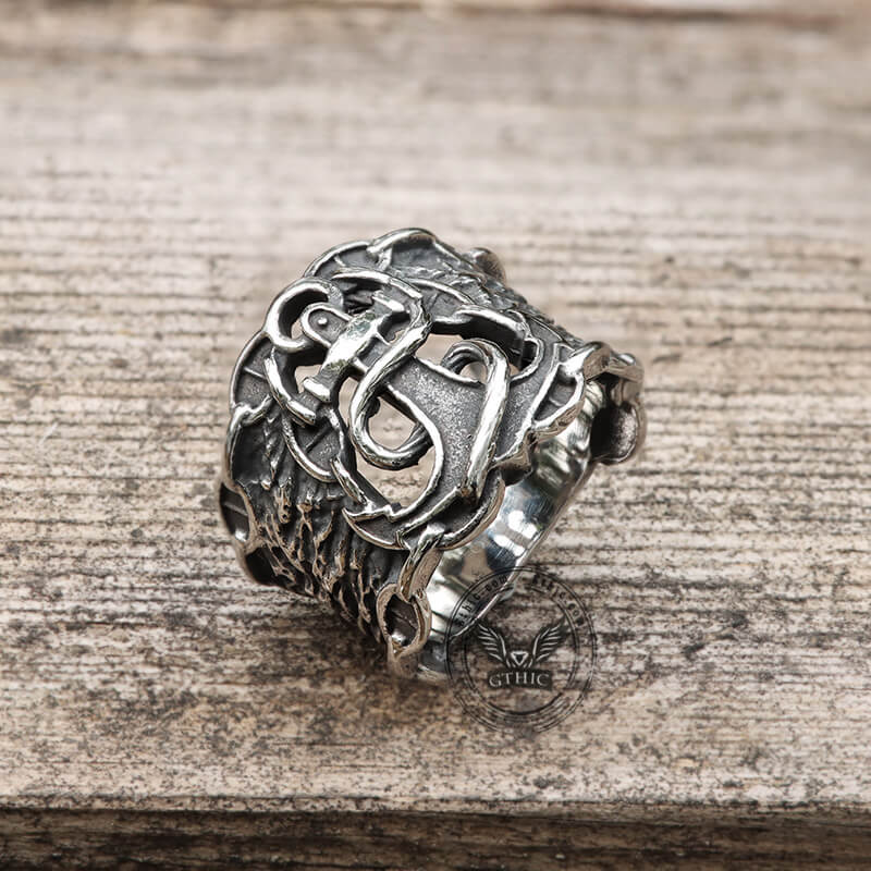 Sailor Anchor Stainless Steel Marine Ring | Gthic.com