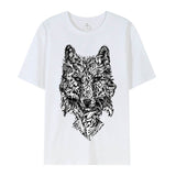 Scary Wolf Cotton T-shirt03 | Gthic.com