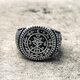 Seal of Lilith Sterling Silver Talisman Ring | Gthic.com