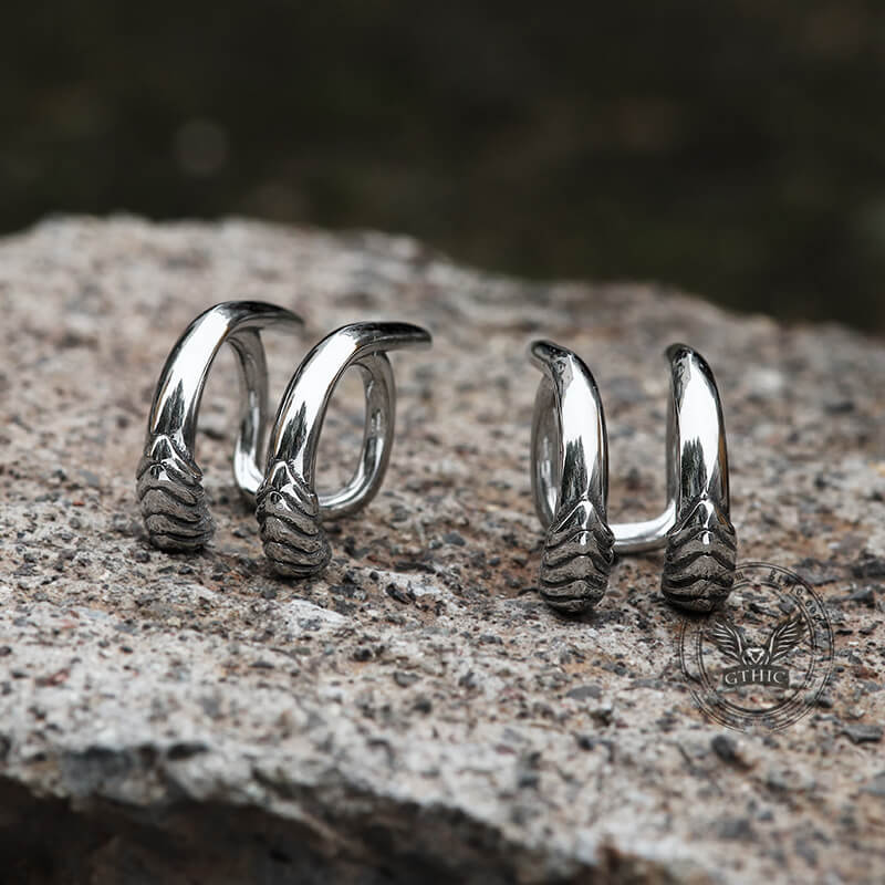 Simple U-shaped Stainless Steel Ear Cuff | Gthic.com