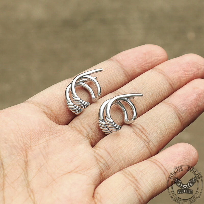 Simple U-shaped Stainless Steel Ear Cuff