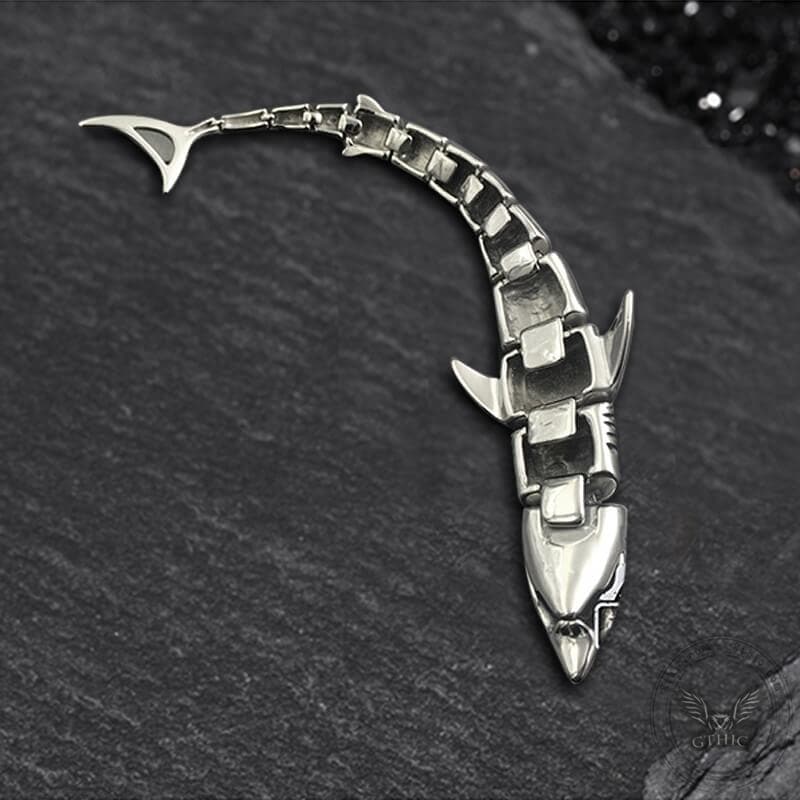 Great White Shark Stainless Steel Bracelet 03 | Gthic.com