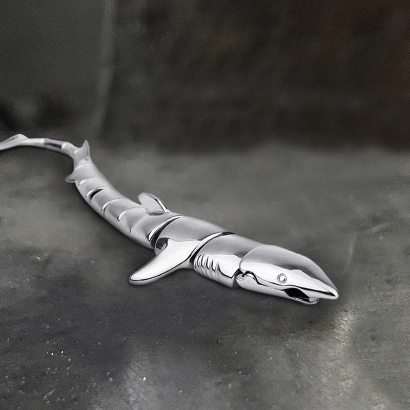 Great White Shark Stainless Steel Bracelet 01 | Gthic.com
