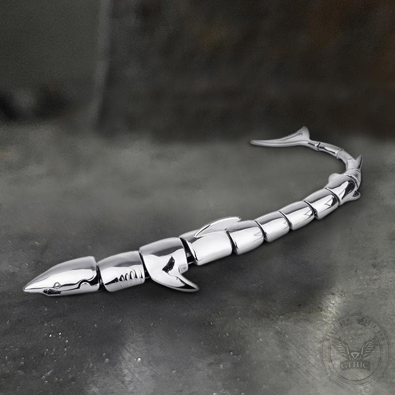 Great White Shark Stainless Steel Bracelet 05 | Gthic.com