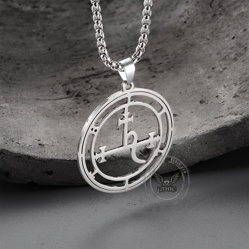 Sigil of Lilith Stainless Steel Necklace