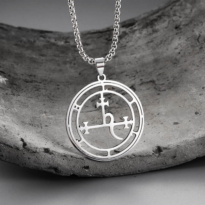 Sigil of Lilith Stainless Steel Necklace | Gthic.com