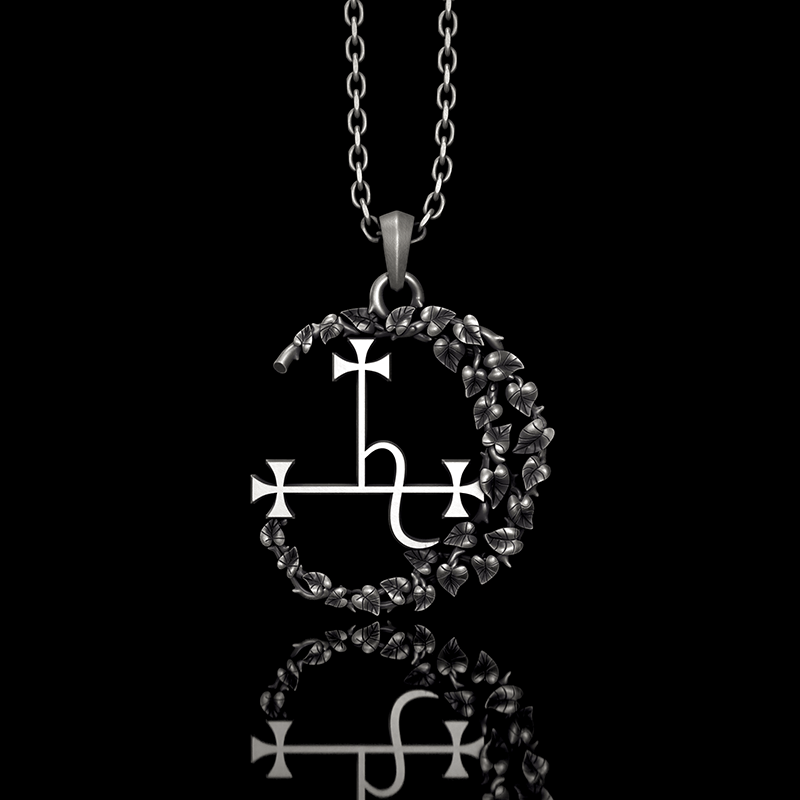 Sigil Of Lilith Sterling Silver Pendant | Gthic.com