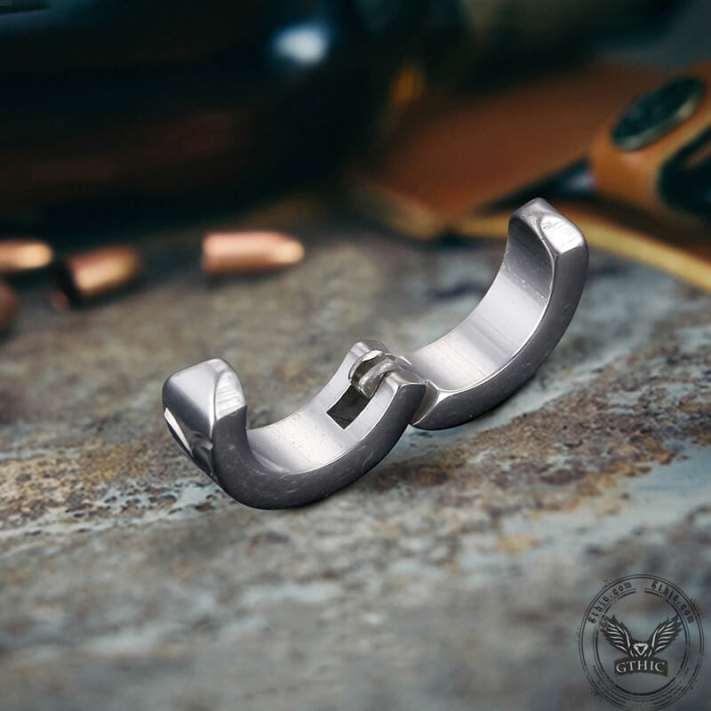 Simple Pattern Design Stainless Steel Ear Cuffs