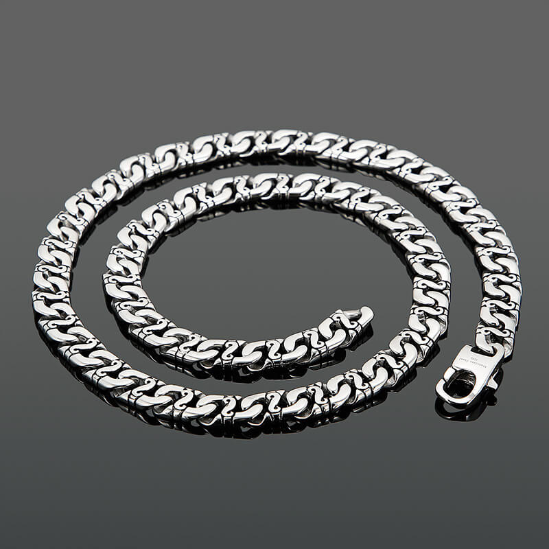 Simple Stainless Steel Chain Necklace | Gthic.com