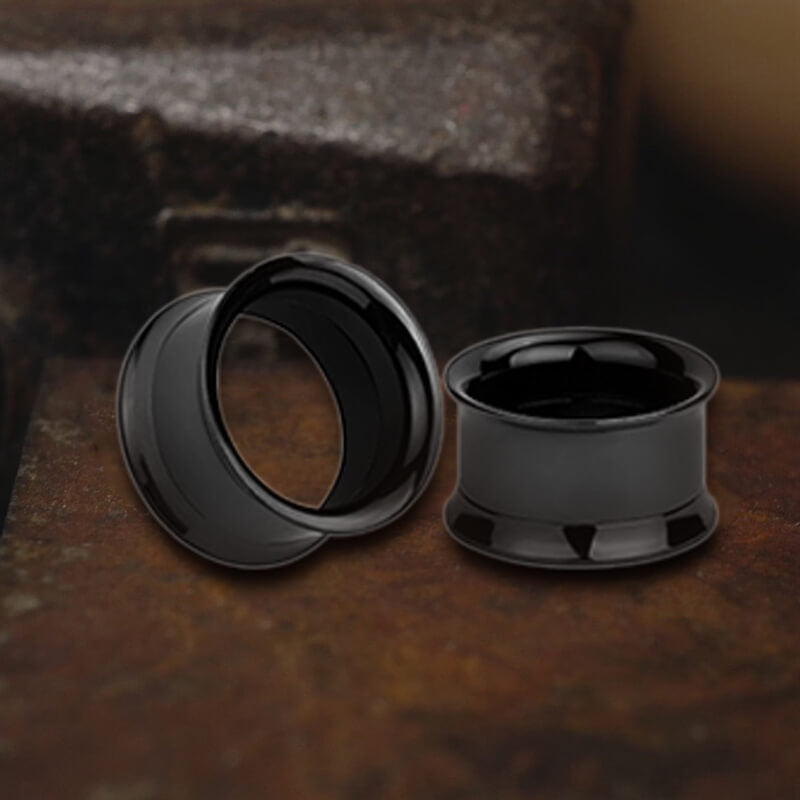 Simple Stretching Tunnel Stainless Steel Ear Gauge | Gthic.com