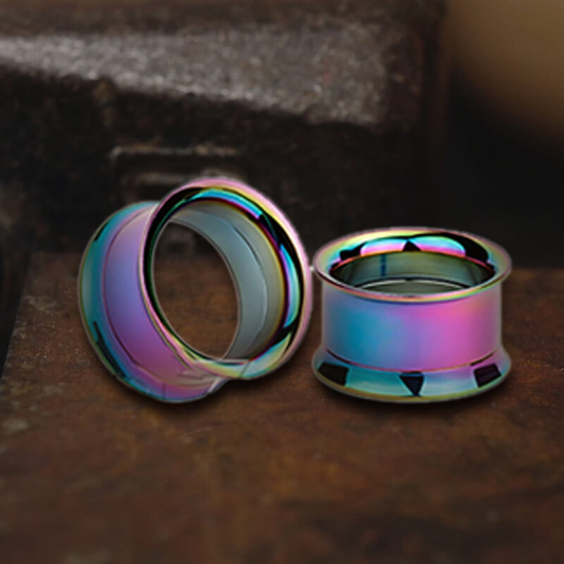 Simple Stretching Tunnel Stainless Steel Ear Gauge | Gthic.com