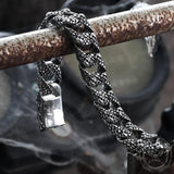Skull and Cross Stainless Steel Bracelet 05 | Gthic.com