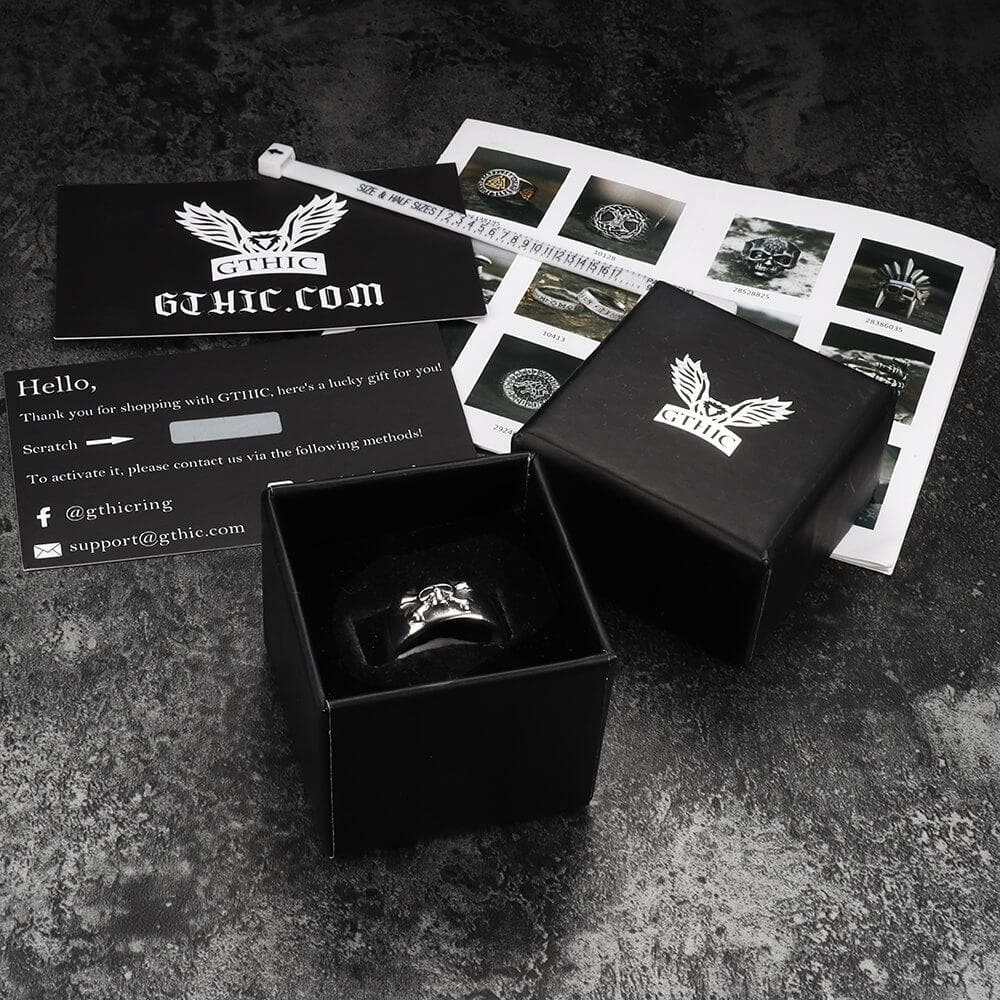 Skull and Crossbones Stainless Steel Ring