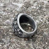 Totenkopf-Ring aus Edelstahl