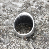 Totenkopf-Ring aus Edelstahl