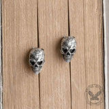 Skull Sterling Silver Stud Earrings