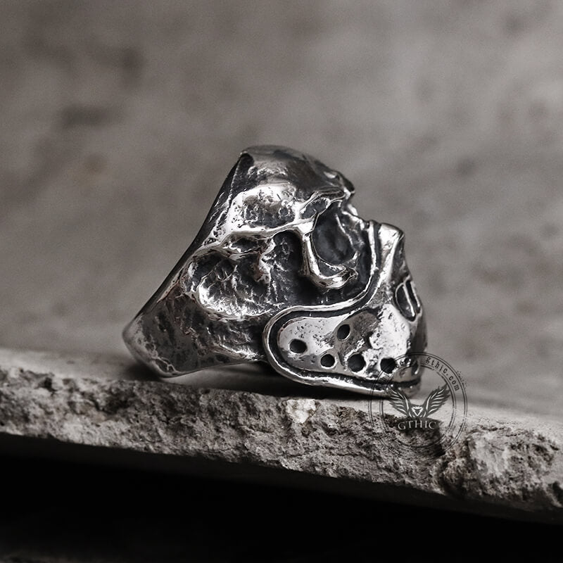 Skull Soldier Stainless Steel Ring | Gthic.com