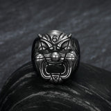 Slipknot Clown Mask Stainless Steel Ring 01 | Gthic.com