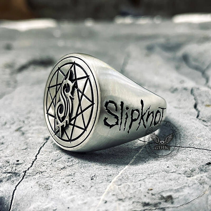 Slipknot Logo Sterling Silver Ring