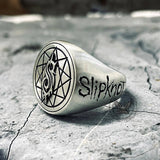 Slipknot Logo Sterling Silver Ring | Gthic.com