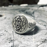 Slipknot Logo Sterling Silver Ring | Gthic.com