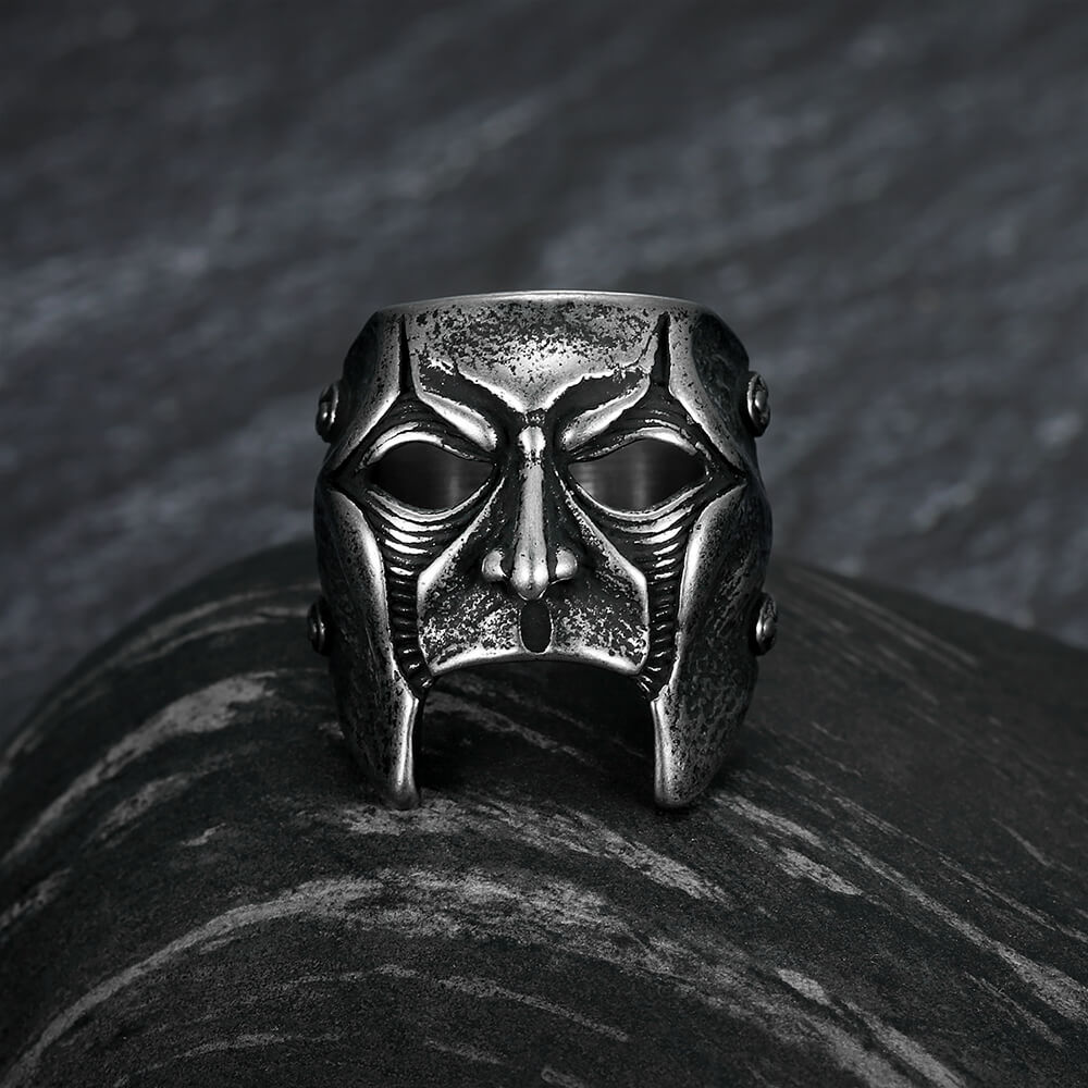 Slipknot Mask Stainless Steel Ring 05 | Gthic.com