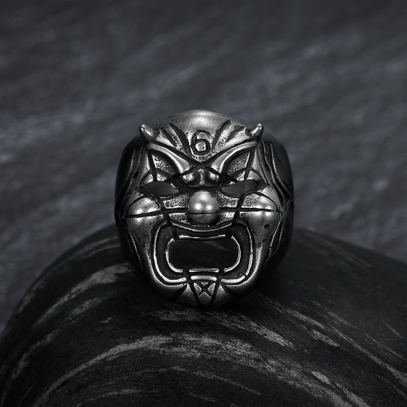 Slipknot Mask Stainless Steel Ring 03 | Gthic.com