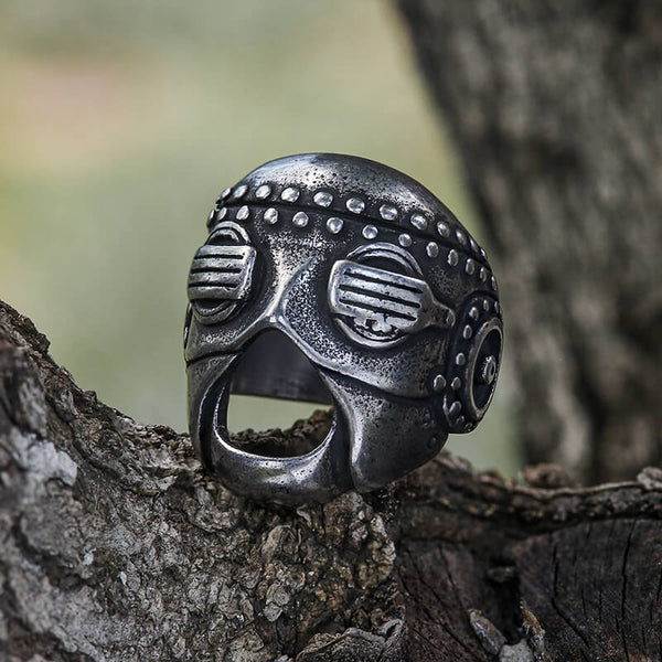 Slipknot Sid Wilson Mask Stainless Steel Ring | Gthic.com