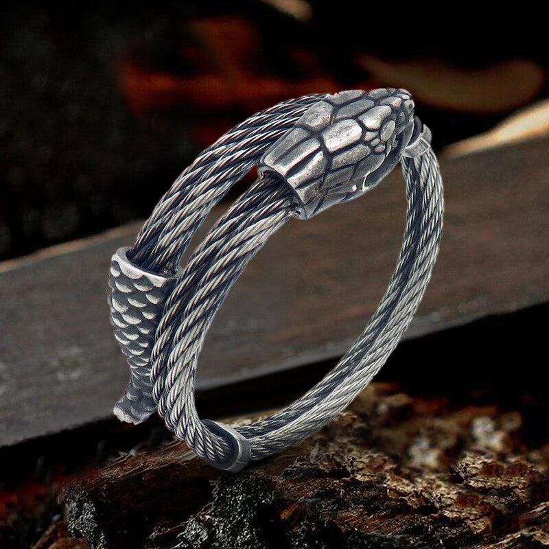 Snake Stainless Steel Animal Bracelet