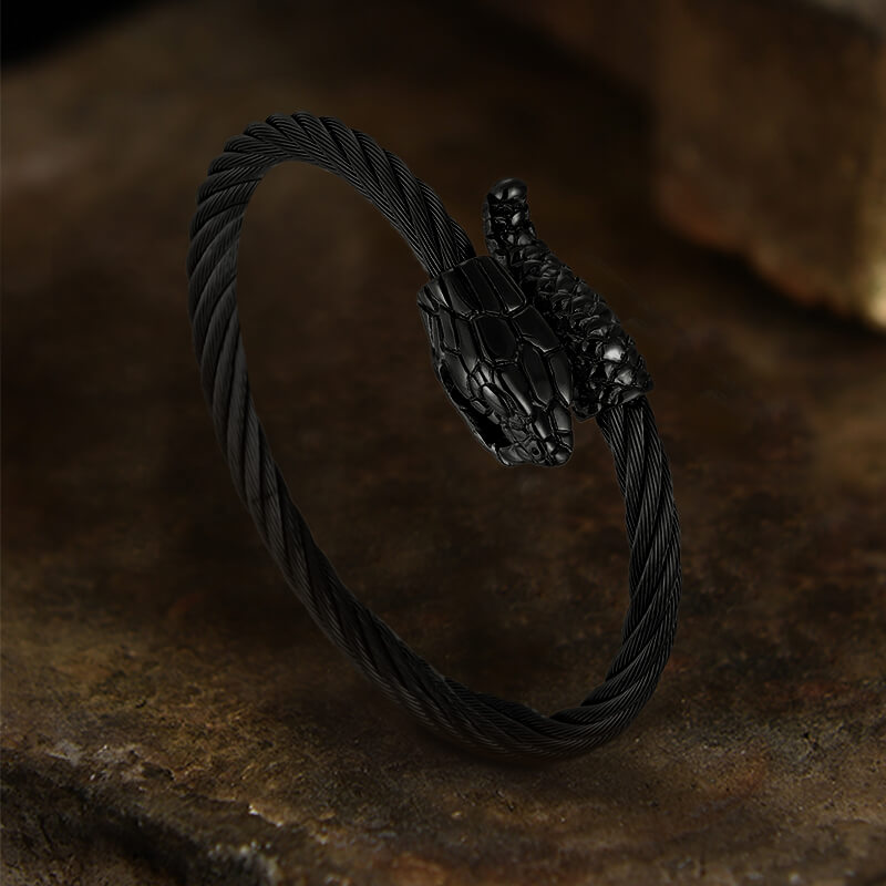 Snake Stainless Steel Animal Bracelet