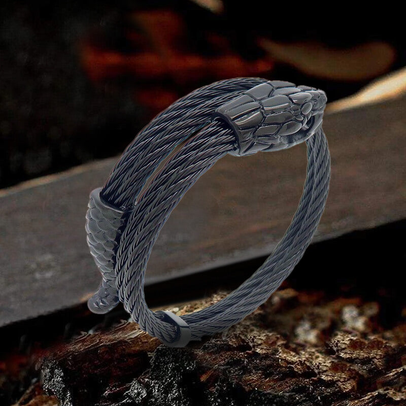 Snake Stainless Steel Animal Bracelet