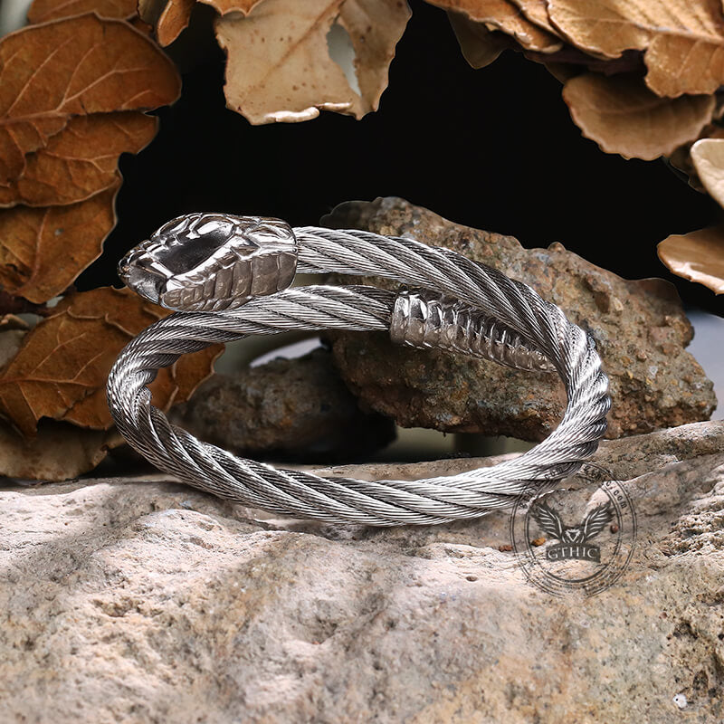 Snake Stainless Steel Animal Bracelet