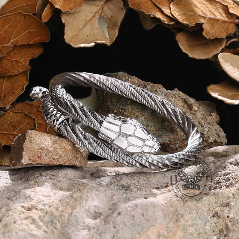 Snake Stainless Steel Animal Bracelet