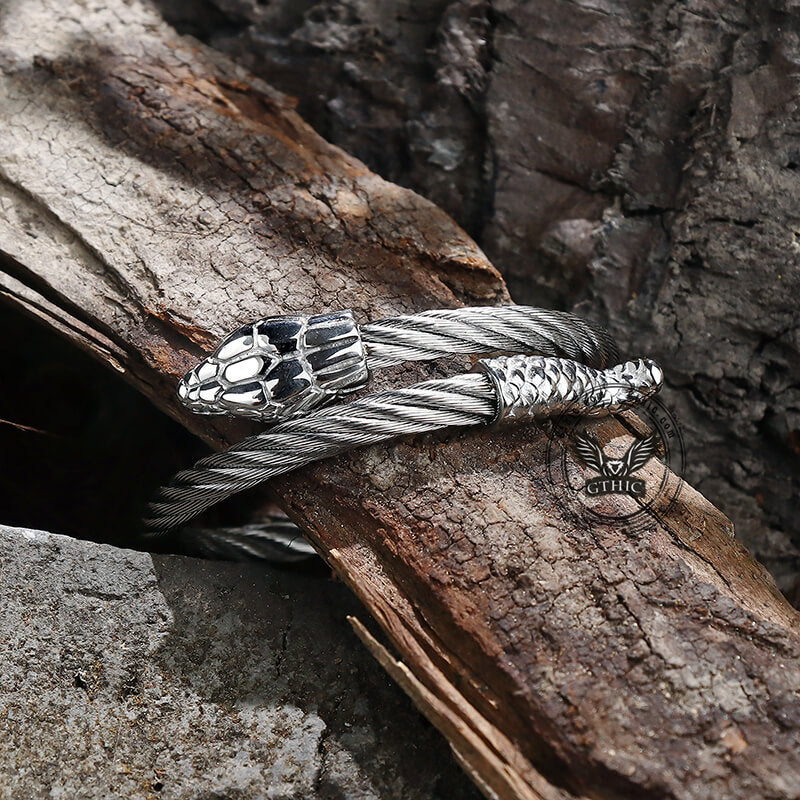 Snake Stainless Steel Animal Bracelet