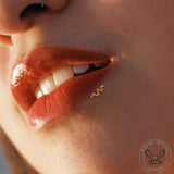 Snake Titanium Septum Piercing Lip Ring