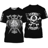 Sons of Odin Valknut Skull Viking T-Shirt 01 | Gthic.com