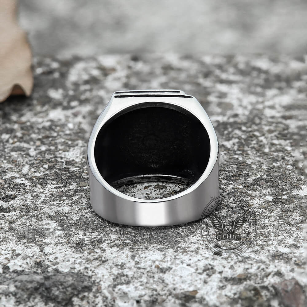 Spades Poker Stainless Steel Ring