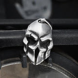 Spartan Warrior Helmet Stainless Steel Pendant 02 | Gthic.com