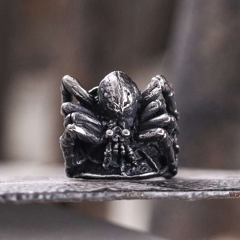 Spider Stainless Steel Animal Ring | Gthic.com