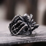 Spider Stainless Steel Animal Ring