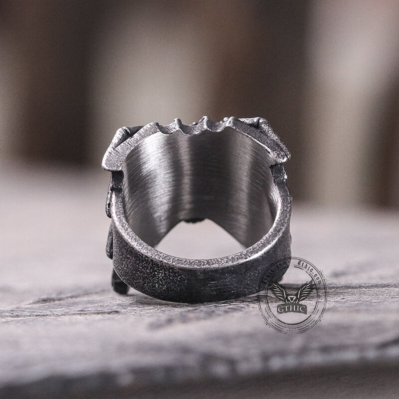 Spider Stainless Steel Animal Ring