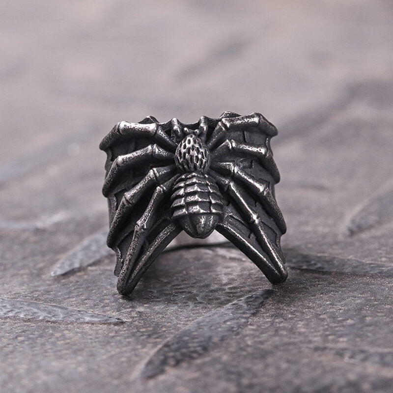 Spider Stainless Steel Animal Ring | Gthic.com