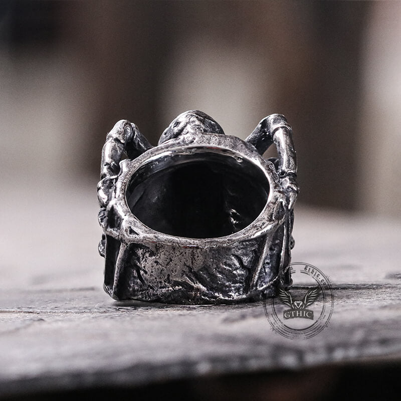 Spider Stainless Steel Animal Ring