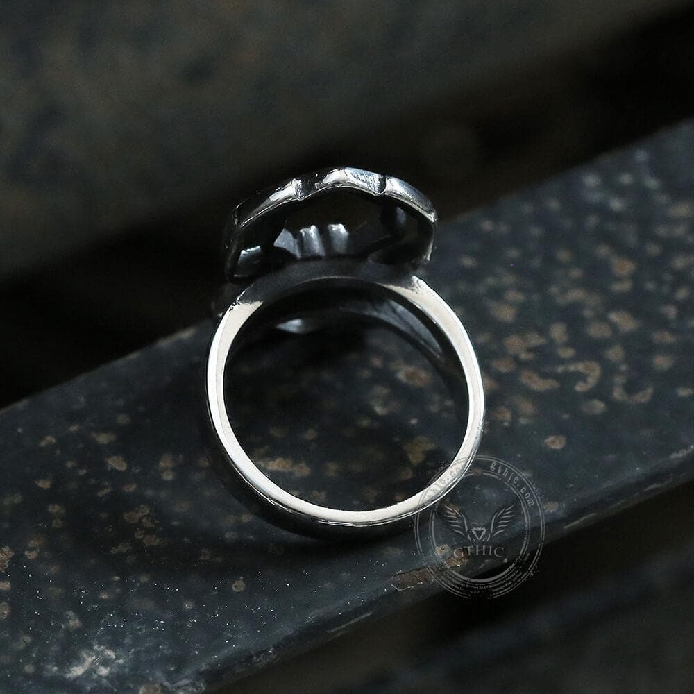 Spider Stainless Steel Biker Ring | Gthic.com