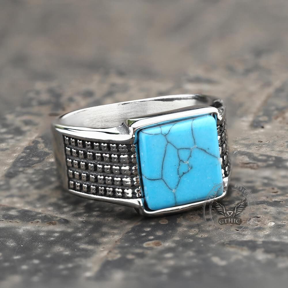Inlay Turquoise Ring - 2963