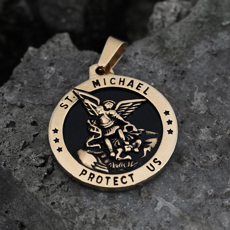 St michael protect us pendant Clearance