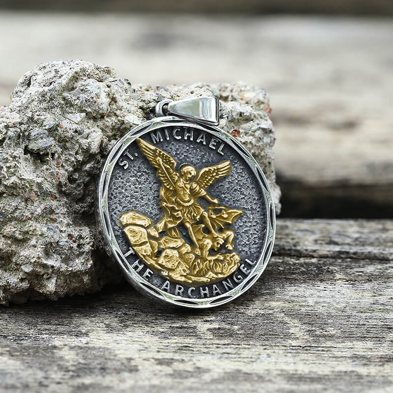 St. Michael Archangel Stainless Steel Pendant