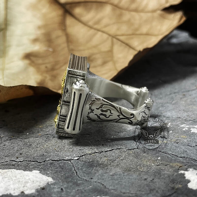 St. Patrick Book Sterling Silver Ring