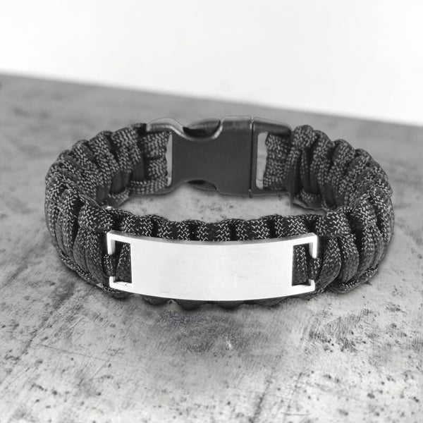 Paracord Bracelet with Stainless Steel Cleat Clasp - Brentwood Jewelry