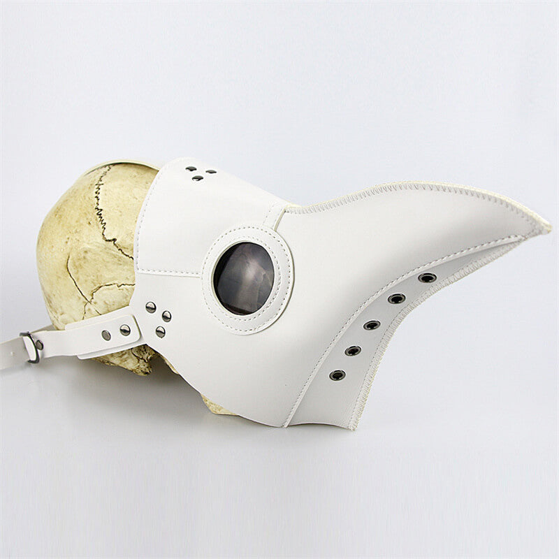 Steampunk Plague Doctor Pu Leather Costume Facemask